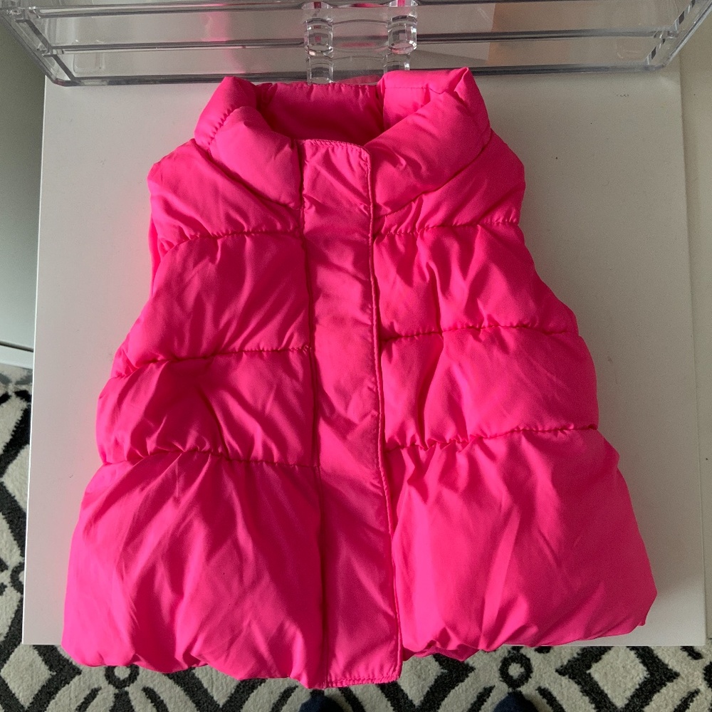 Gap Baby Puffer vest Hot Pink